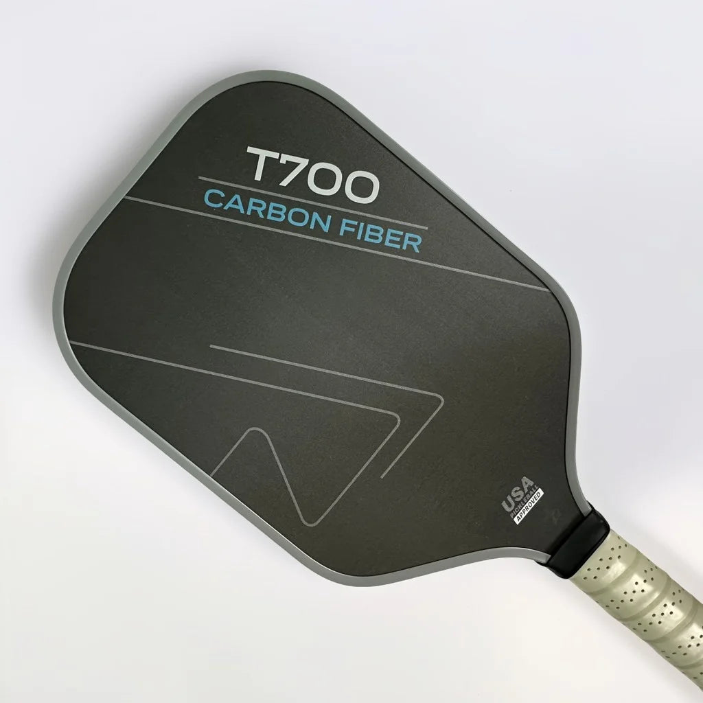 Pickleball Paddle T700 Carbon Fiber Frosted Surface 16MM Enhanced Sweet Spot&Control&Power Anti-slip Grip USAPA Compliant
