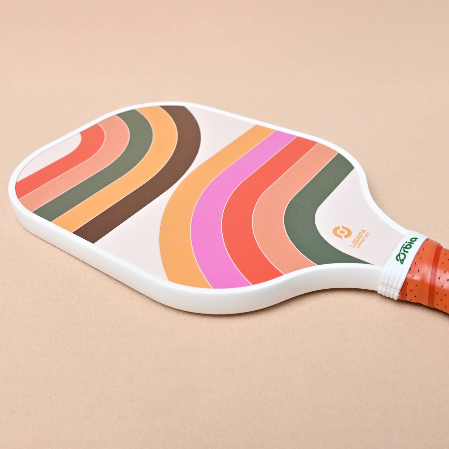 Orbia Sports Pro Pickle Ball Paddle 2 Paddle 4Ball Adorable Glass Fiber Pickleball Paddle 16mm Thickness PP Core Pickleballs Set