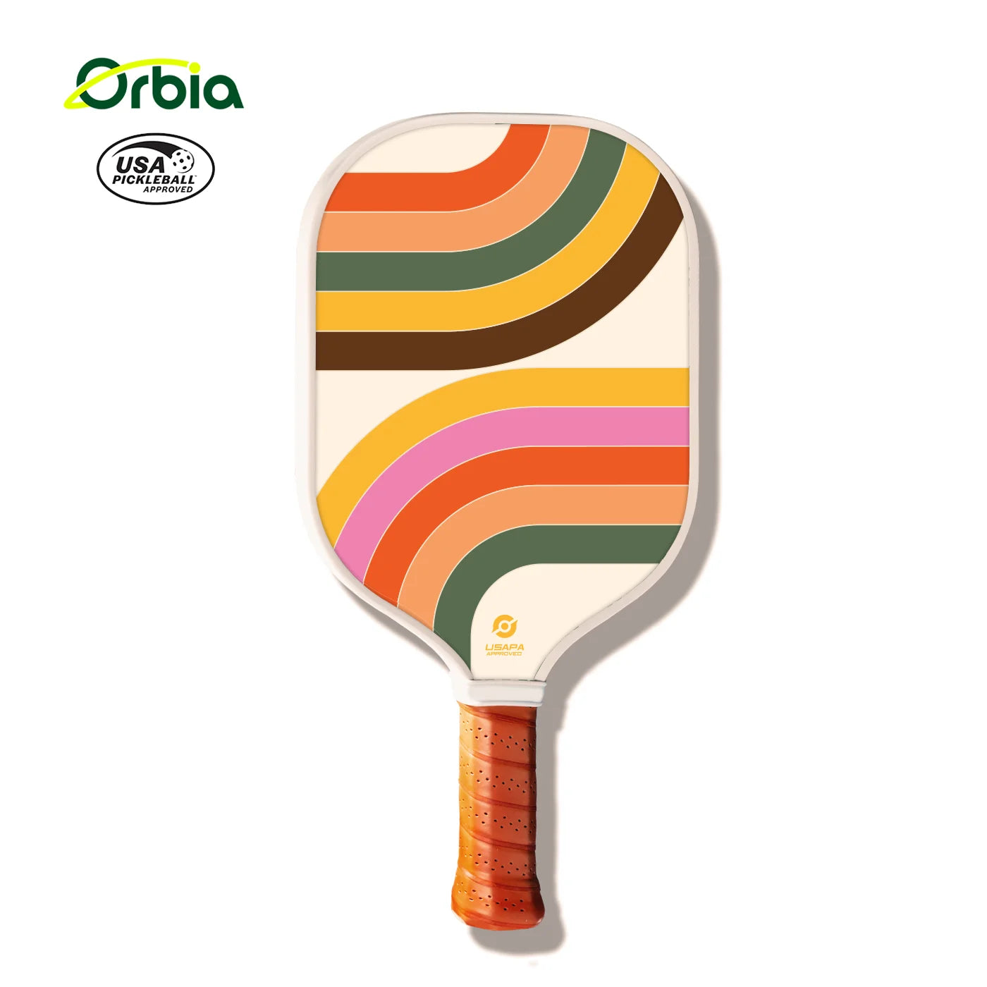 Orbia Sports Pro Pickle Ball Paddle 2 Paddle 4Ball Adorable Glass Fiber Pickleball Paddle 16mm Thickness PP Core Pickleballs Set