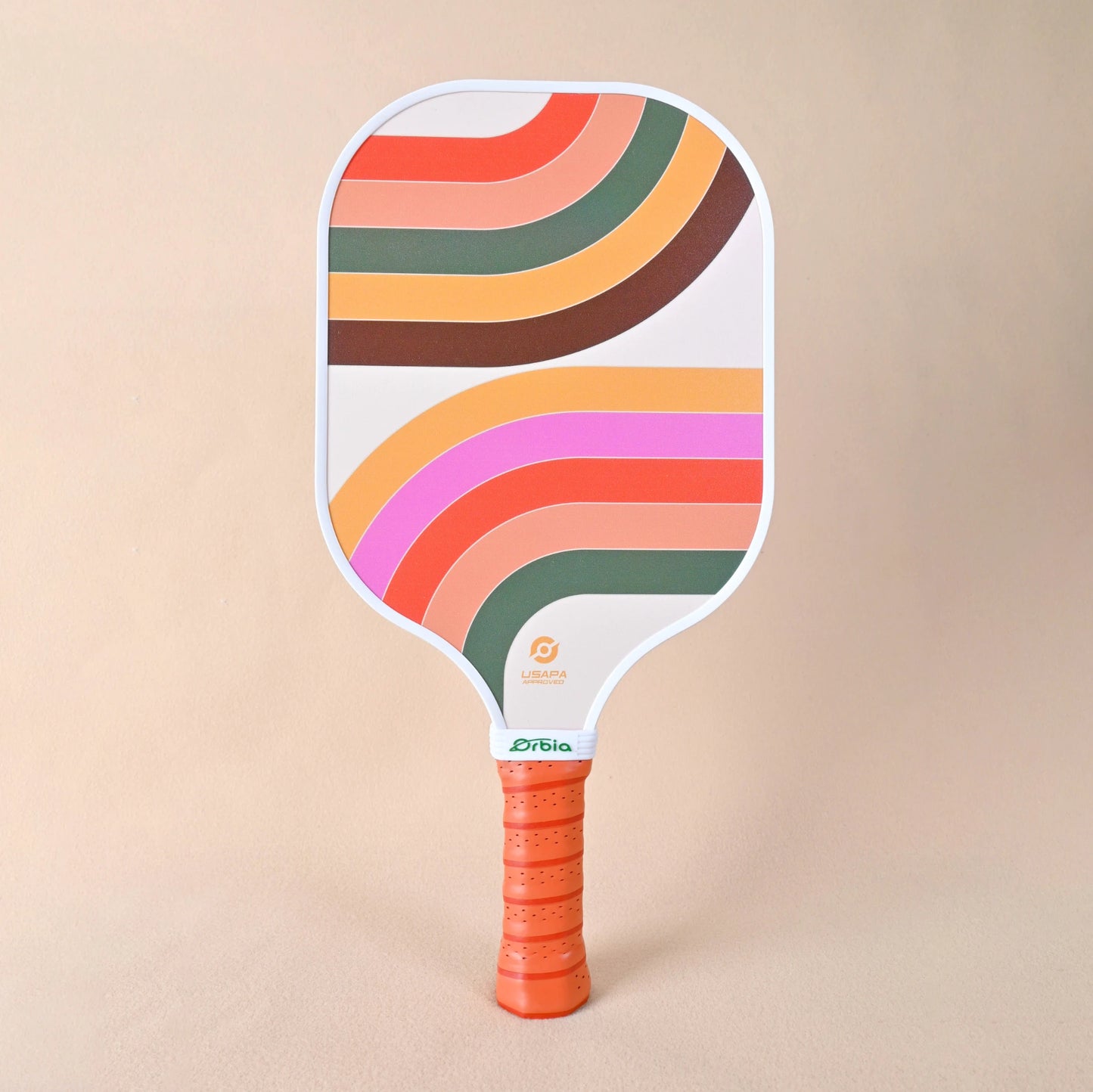 Orbia Sports Pro Pickle Ball Paddle 2 Paddle 4Ball Adorable Glass Fiber Pickleball Paddle 16mm Thickness PP Core Pickleballs Set